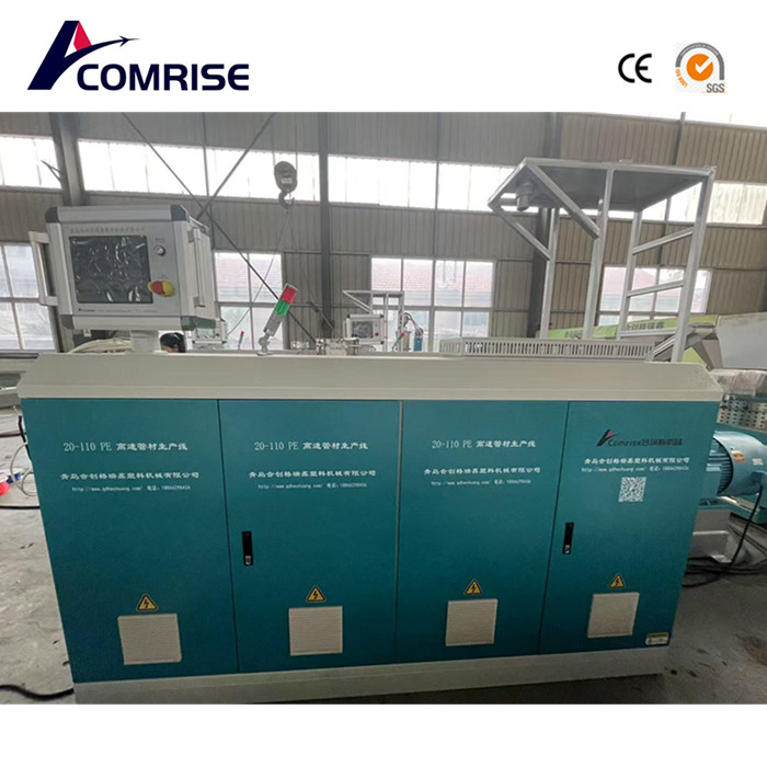 20-110mm HDPE Rørmaskinmontering fullført
