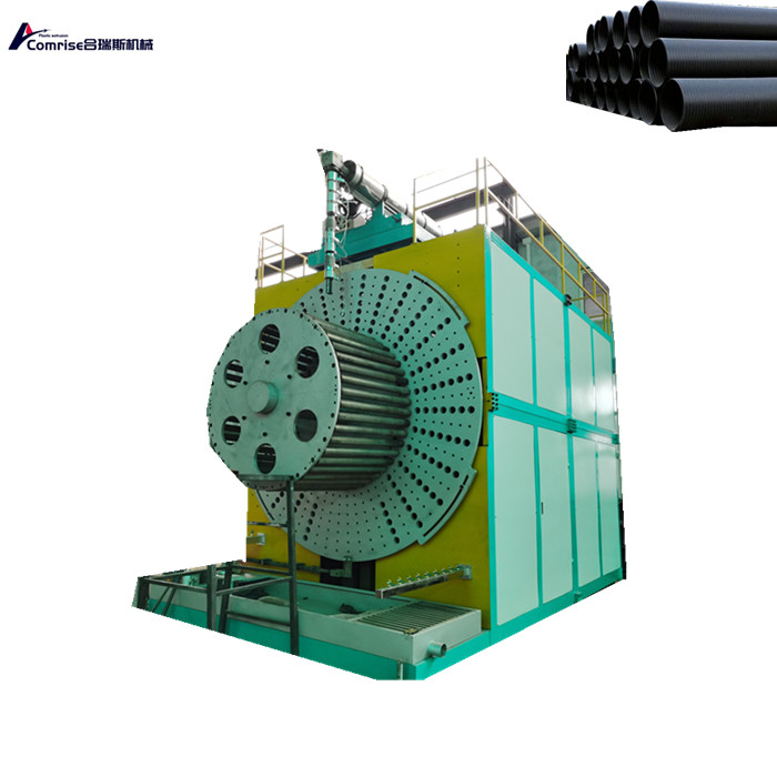 HDPE med stor diameter Hollowness Wall Winding Pipe Machine